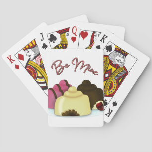 Sei mein Valentinstag Süßigkeiten Spielkarten
