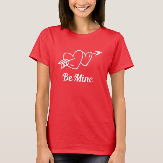 Sei mein Valentinstag T-Shirt (Vorderseite)