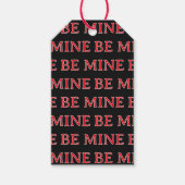 Sei mein Valentinstagsgeschenk – Romantische Liebe Geschenkanhänger (Vorderseite)
