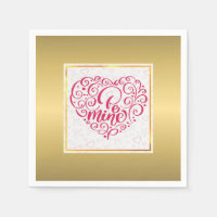Sei mein" Vintager Text: Happy Valentine's Day