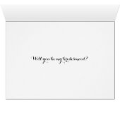 Sei meine Brautjungfrau oder eine andere Beziehung (Innenansicht Horizontal (Unten))