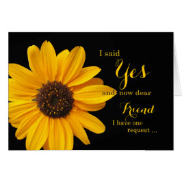 Sei meine Brautjungfrau oder eine andere Beziehung