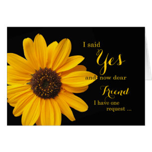 Sei meine Brautjungfrau oder eine andere Beziehung