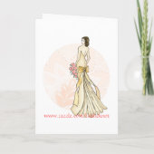 Sei meine Bridesmaid Einladung (Rückseite)