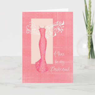 Sei meine Bridesmaid Einladung