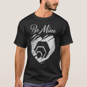 Sei meine Hex-Münze Valentine Krypto Token Kryptoc T-Shirt