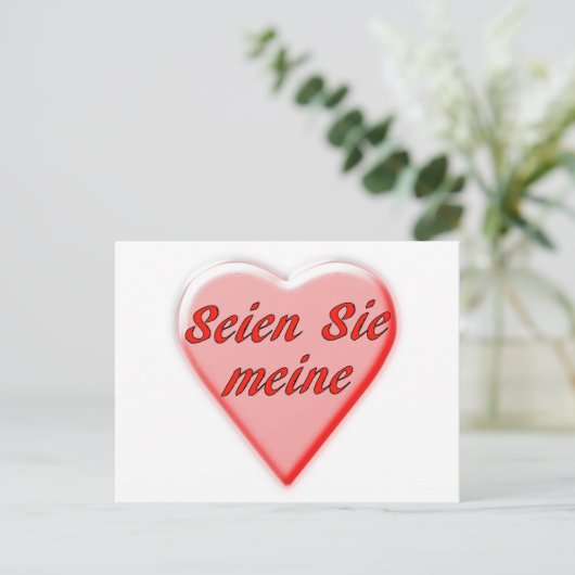 Sei meine Karte (Stehend Vorderseite)