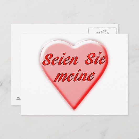 Sei meine Karte (Vorne/Hinten)