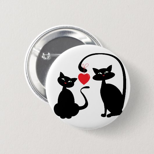 Sei meine Katzen Button (Vorne & Hinten)