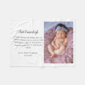 Sei meine Mutter, danke Foto Fleecedecke (Vorderseite (Horizontal))