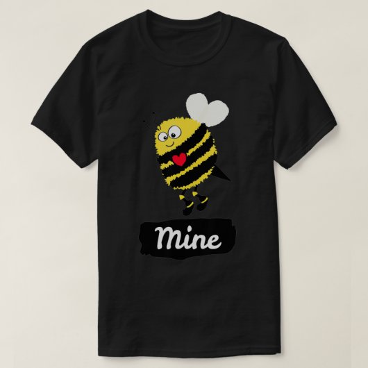 Sei meine Niedliche Funny Bee Bumblebee Honeybee V T-Shirt (Design vorne)