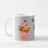 Sei meine Tigertigerin Valentine Kaffeetasse (Links)