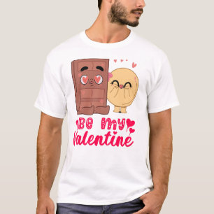 Sei meine Valentine Choco Pancake Matching Paare T-Shirt