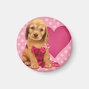 Sei meine Valentine Cocker Spaniel Magnet