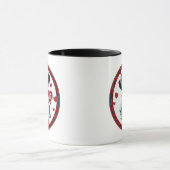 Sei meine Valentine Dalmatiner Welpe-Coffee-Tasse Tasse (Zentrum)