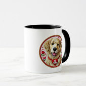 Sei meine Valentine Golden Retriever Tasse (VorderseiteRechts)