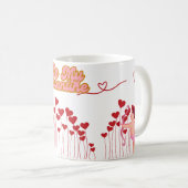 Sei meine Valentine-Kaffee-Tasse. Kaffeetasse (VorderseiteRechts)