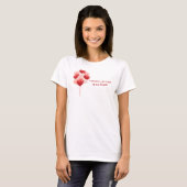 Sei meine Valentine Red Heart Covid 19 Fun Quarant T-Shirt (Vorne ganz)