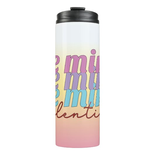 Sei meine Valentine-Tasse Thermosbecher (Vorderseite)