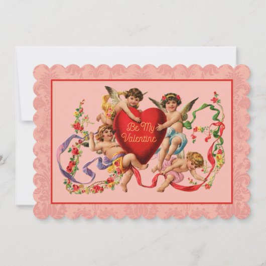 Sei meine Valentineinladung Einladung (Vorderseite)