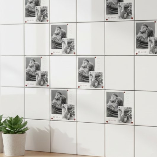 Sei meine Valentinstag Foto Liebe Fliese