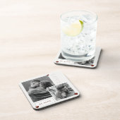 Sei meine Valentinstag Foto Liebe Getränkeuntersetzer (Rechte Seite)