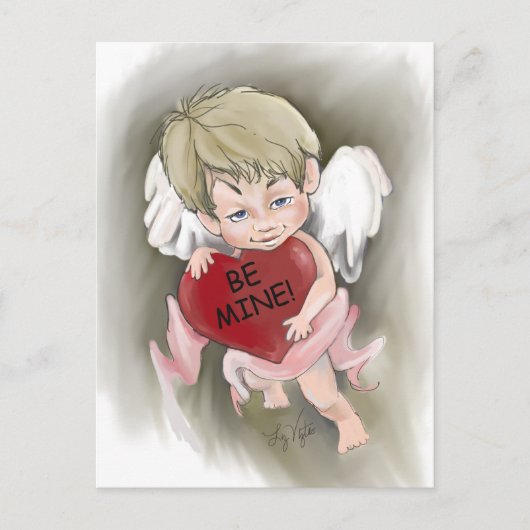 Sei meine Valentinstag Postkarte (Vorderseite)