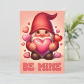 Sei meine Valentintagskarte Dankeskarte (Stehend Vorderseite)