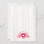 Sei meine Valentintagskarte Feiertagskarte (Rückseite)