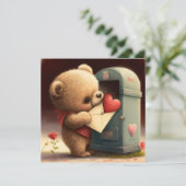 Sei meine Valentinuskarte Karte (Stehend Vorderseite)