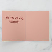 Sei meine Valentinuskarte Karte (Innenseite)