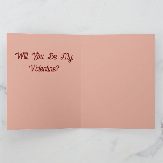 Sei meine Valentinuskarte Karte (Innenseite)