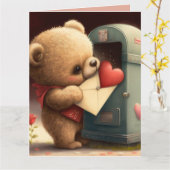 Sei meine Valentinuskarte Karte (Gelbe Blume)