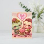 Sei meine Valentinuskarte Postkarte (Stehend Vorderseite)