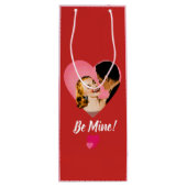 Sei meins! Sei Wein! Geschenktüte Für Weinflaschen (Rückseite)