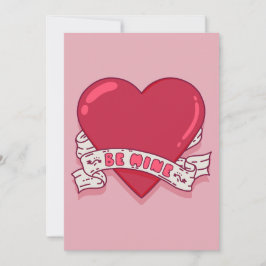 Sei meins Valentinstag-Flat Notizkarte Feiertagskarte