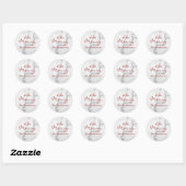 Sei Merry Marble Holiday Sticker (Blatt)