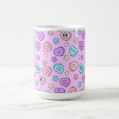 Sei Mine Pastel Heart und Star Lavender Kaffeetasse (Mittel)