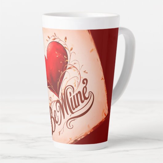 Sei Mine- Valentine's Milchtasse (Rechte Ecke)
