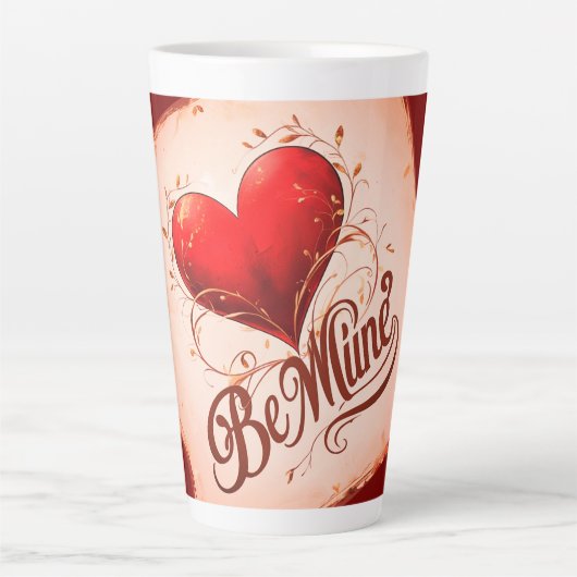 Sei Mine- Valentine's Milchtasse (Vorderseite)
