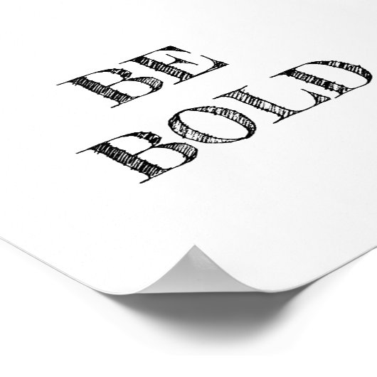 Sei Minimalistisches Poster (Ecke)