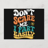 Sei mir egal, dass ich ein leicht lustiges Zitat F Postkarte (Vorderseite)