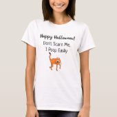 Sei mir egal, ich Kackte leicht Halloween Funny T-Shirt (Vorderseite)