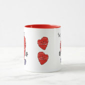 "Sei mir!" Happy Valentine Day Tasse (Zentrum)