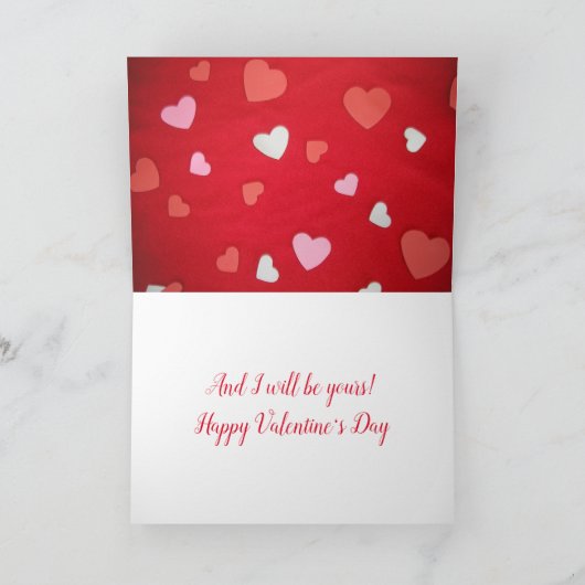 "Sei mir!" Karte (Innenseite)