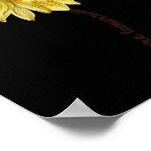 'Sei morgen' Sensibilisierung für Suizidprävention Poster (Ecke)