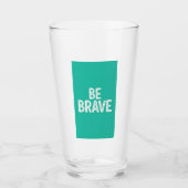 Sei mutig glas (Vorderseite)