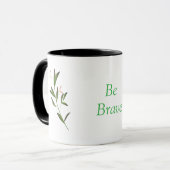 "Sei Mutig" Keramik-Tasse Tasse (Vorderseite Links)