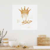 Sei mutig poster (Küche)