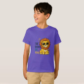 Sei Mutig Sei Du Löwe T-Shirt (Vorne ganz)